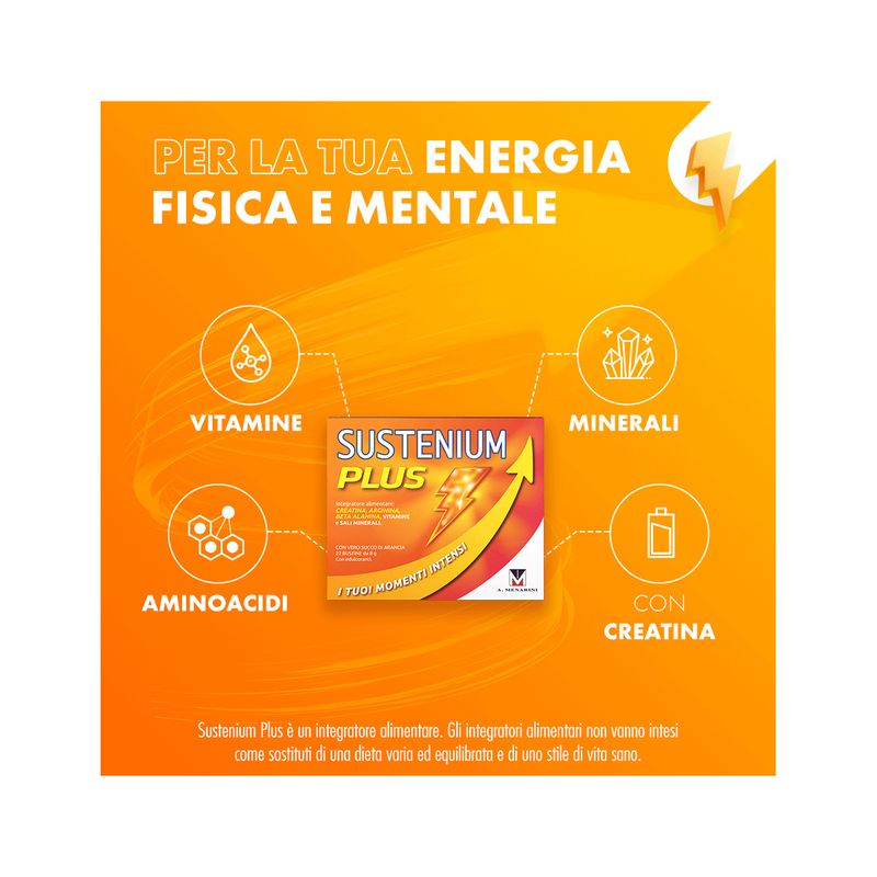 Sustenium Plus Intensive Formula energia e vitalità 22 bustine-7