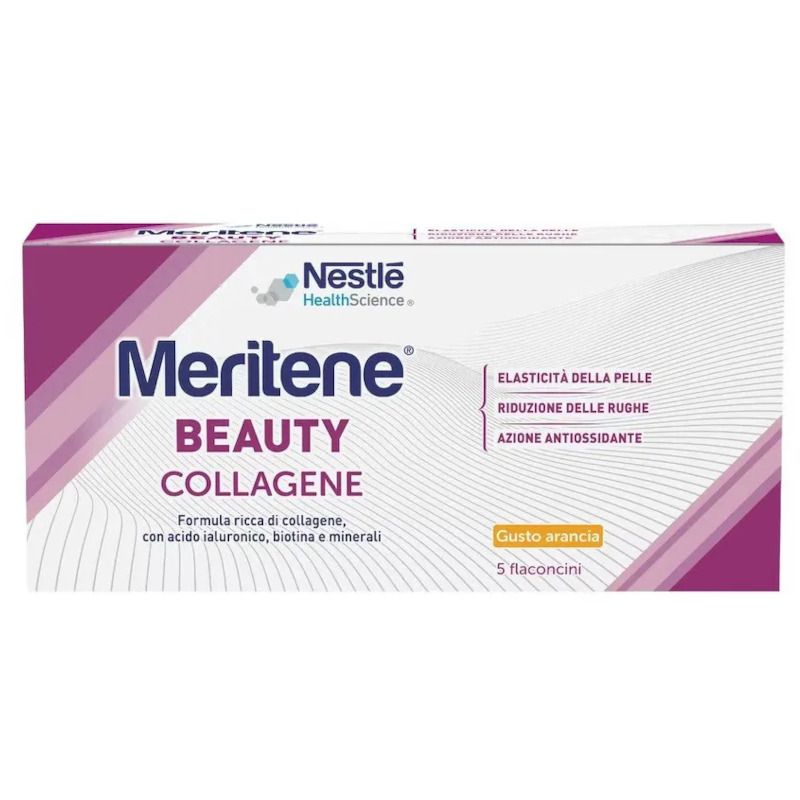 Meritene Beauty Collagene gusto arancia 5 flaconcini-1