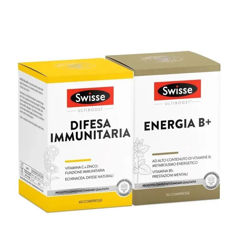 Swisse Ultiboost Bipack Difesa Immunitaria + Energia B+ 60 + 50 compresse-1