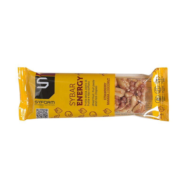 Syform Sybar Energy Barretta Di Frutta Secca Gusto Fragola Banana E Cocco 30g-1