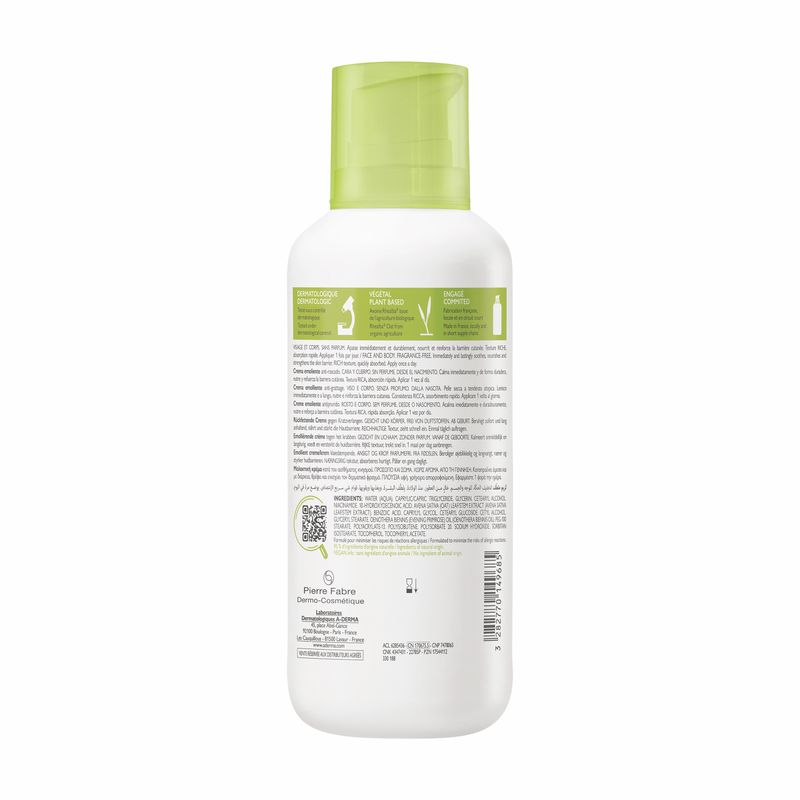 A-Derma Exomega Control Crema Emolliente Anti-Grattage 400ml-2