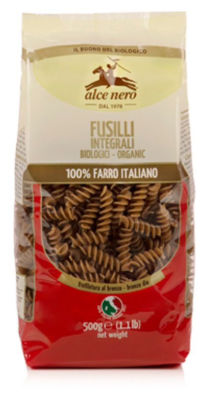 Alce Nero Fusilli Integrali di Farro BIO 500g-1
