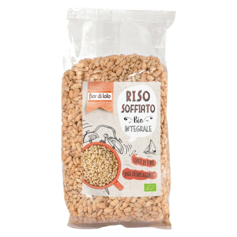 Fior di Loto riso integrale soffiato biologico 125g-1