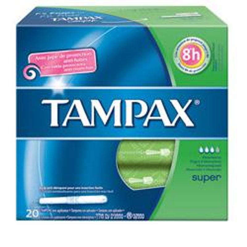 Tampax Blue Box Super 20 Assorbenti Interni Flussi da Medi ad Abbondanti-1