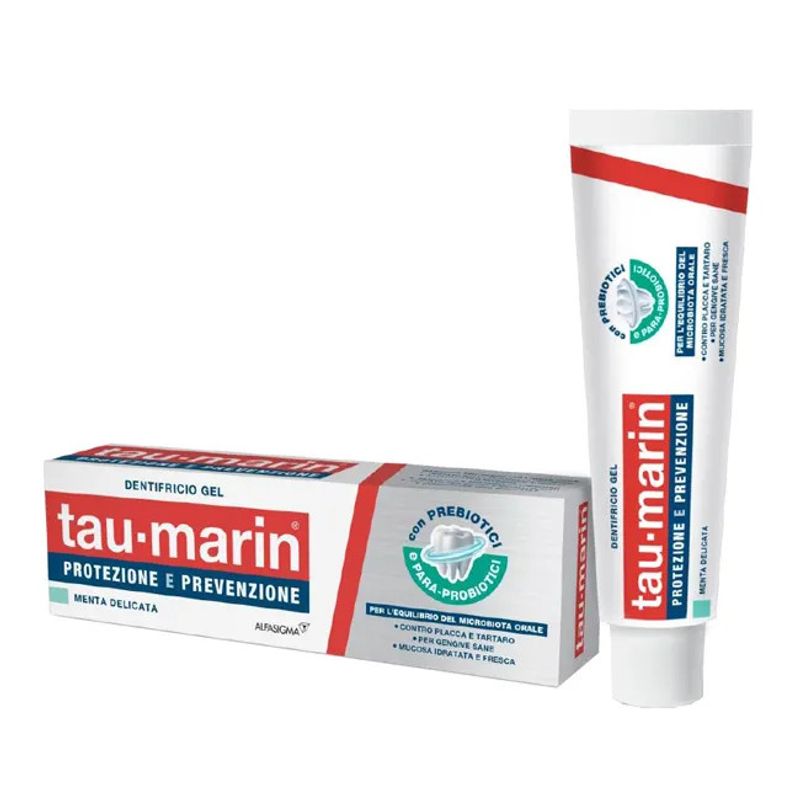 Taumarin  Protezione e Prevenzione Dentifricio Gel Menta Delicata 75ml-1