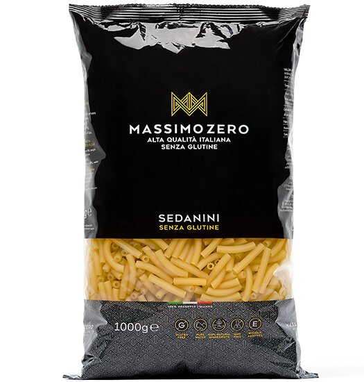 Sedanini Rigati Massimo Zero 1kg-1