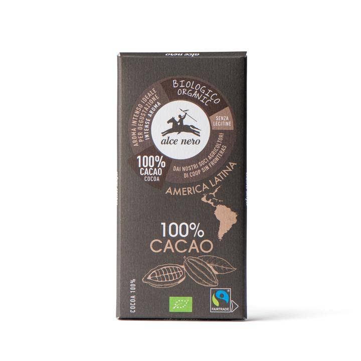 Alce Nero Tavoletta Cacao 100% Biologico 50g-1