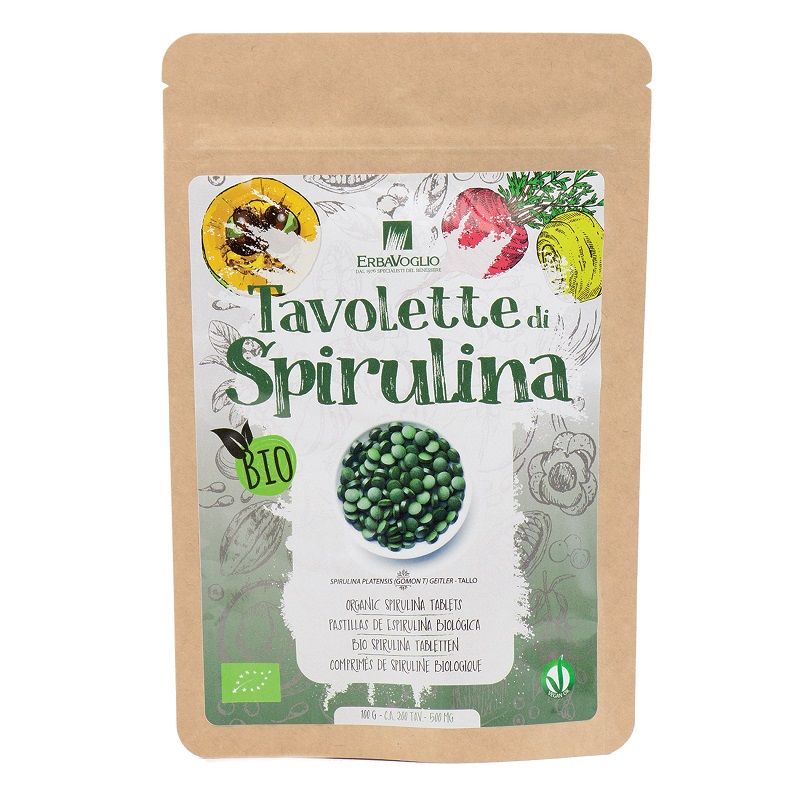 ErbaVoglio Tavolette di Spirulina BIO 100g-1