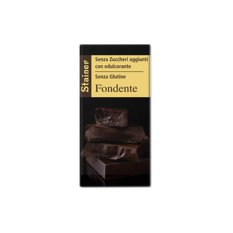 Stainer Tavoletta Fondente Senza Zucchero Senza Glutine 50g-2