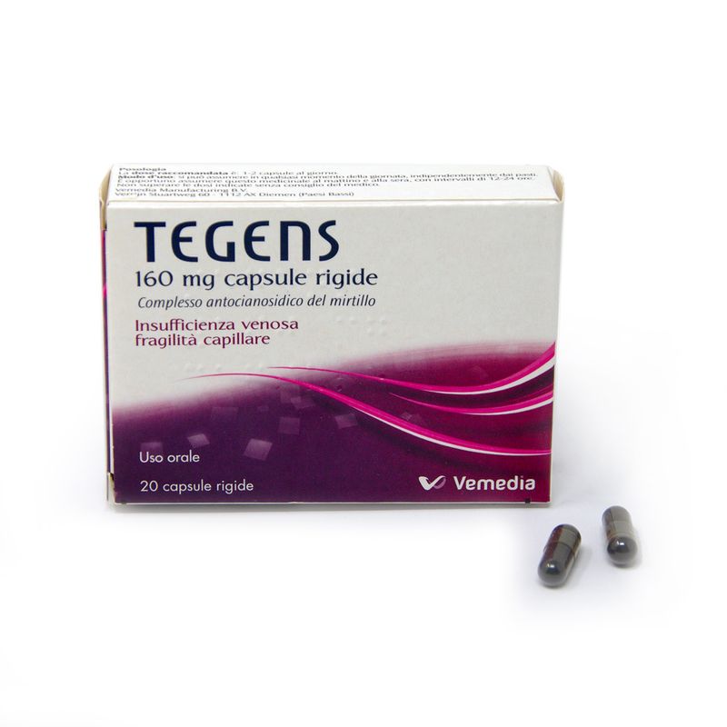 Tegens fragilità capillare 20 capsule 160mg-3