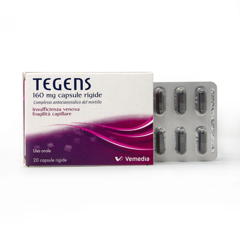 Tegens fragilità capillare 20 capsule 160mg-5
