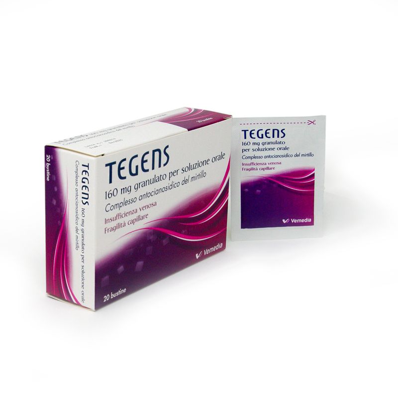 Tegens fragilità capillare 20 bustine soluzione orale granulato 160mg-3