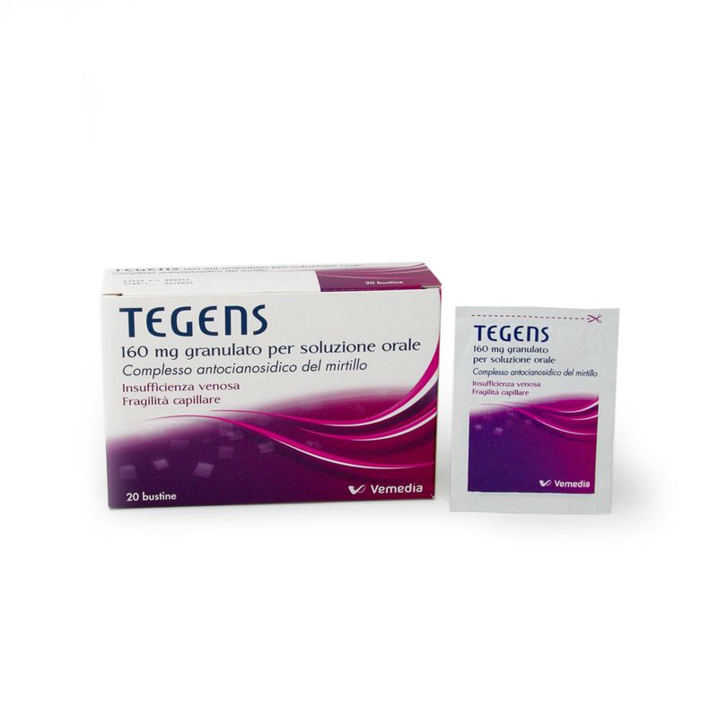 Tegens fragilità capillare 20 bustine soluzione orale granulato 160mg-4