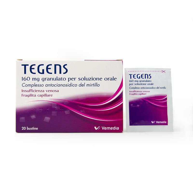 Tegens fragilità capillare 20 bustine soluzione orale granulato 160mg-5