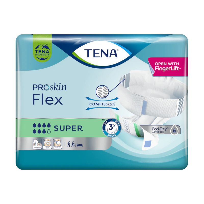 Tena Proskin Flex Super pannolone a cintura per incontinenza taglia S 30 pezzi-1