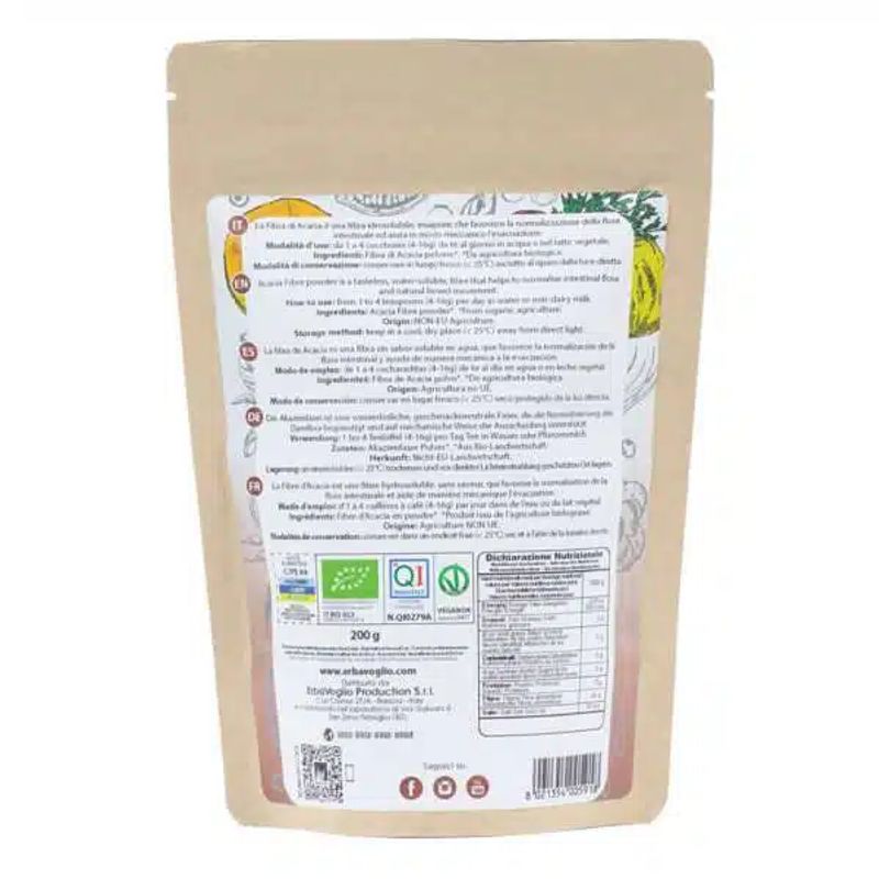 Polvere di Fibra di Acacia Bio 200g-2
