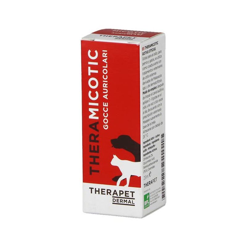 Theramicotic Gocce Auricolari Cani/Gatti 25ml-1