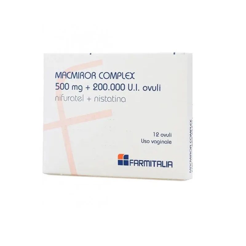 Macmiror Complex 500mg / 200.000 U.I. 12 ovuli vaginali-1