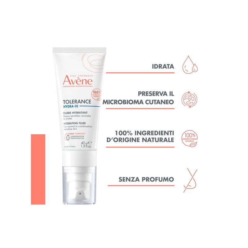 Avene Tolerance Hydra-10 Fluido Idratante 40ml-2