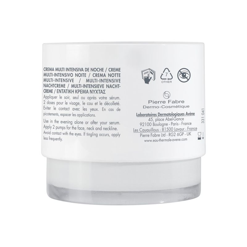 Eau Thermale Avène Hyaluron Activ B3 Crema Notte Multi-Intensiva Antirughe 40ml-2