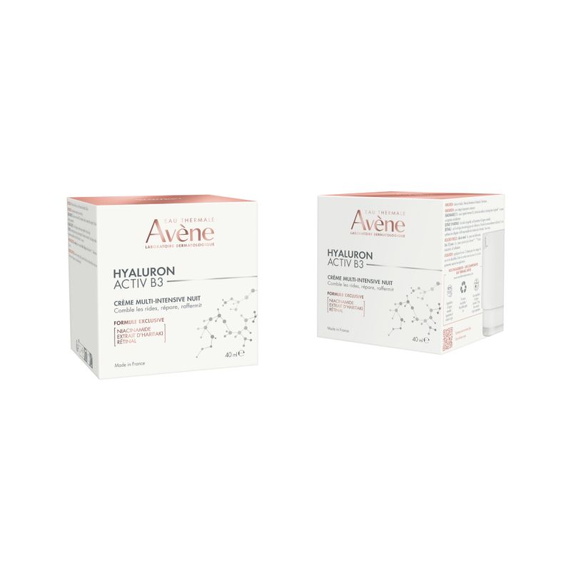 Eau Thermale Avène Hyaluron Activ B3 Crema Notte Multi-Intensiva Antirughe 40ml-8