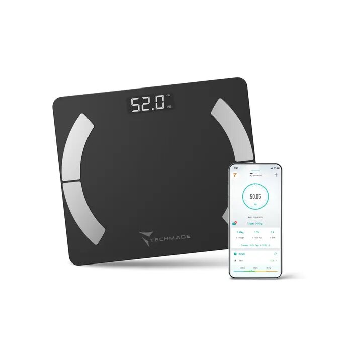 Techmade Bilancia Smart Digitale Black-6