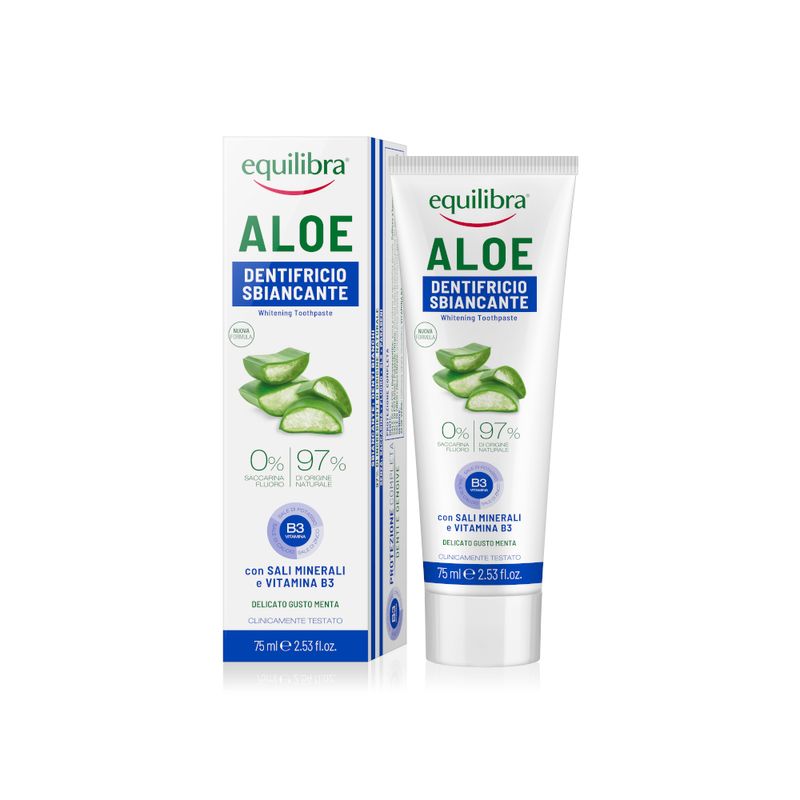 Equilibra Aloe Dentifricio Sbiancante 75ml-1