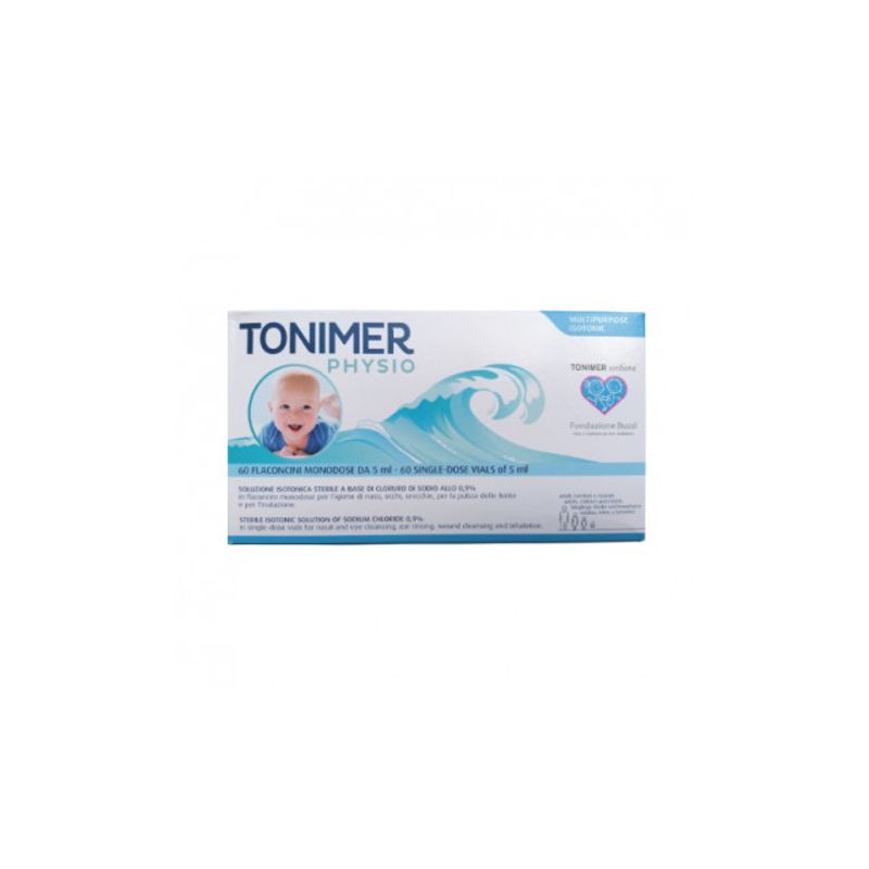 Tonimer Physio Monodose 60 Soluzione Nasale Flaconcini 60x5ml-1