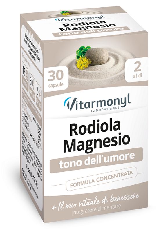 Vitarmonyl Tono dell'Umore Rodiola Magnesio integratore alimentare 30 capsule-1