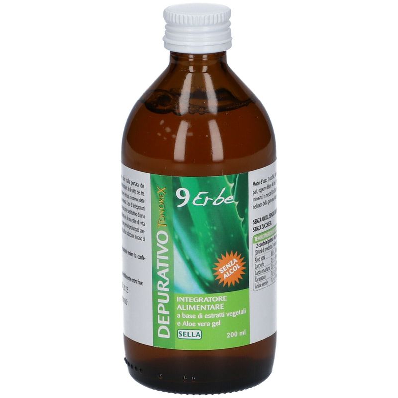 Sella Tonorex 9 Erbe Depurativo 200ml-1