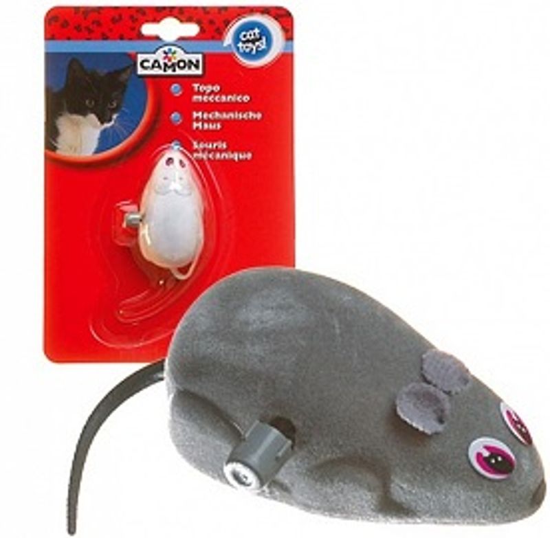 Camon Gioco Per Gatti Topo Meccanico Colorato 5cm-1
