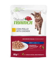 Natural Trainer Cibo Umido Al Pollo Per Gatti Adulti Busta 85g-1
