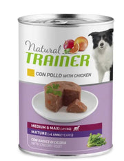 Natural Trainer Cibo Umido Pollo Per Cani Adulti Taglia Grande Lattina 400g-1