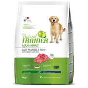 Natural Trainer Crocchette Manzo/Riso Per Cani Adulti Taglia Grande Sacco 3kg-1