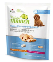 Natural Trainer Crocchette Pollo Fresco Per Cuccioli Taglia Piccola Sacco 800g-1