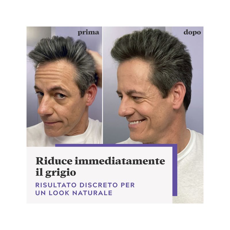 Trattamento colorante graduale per uomo Touch of gray NERO-2