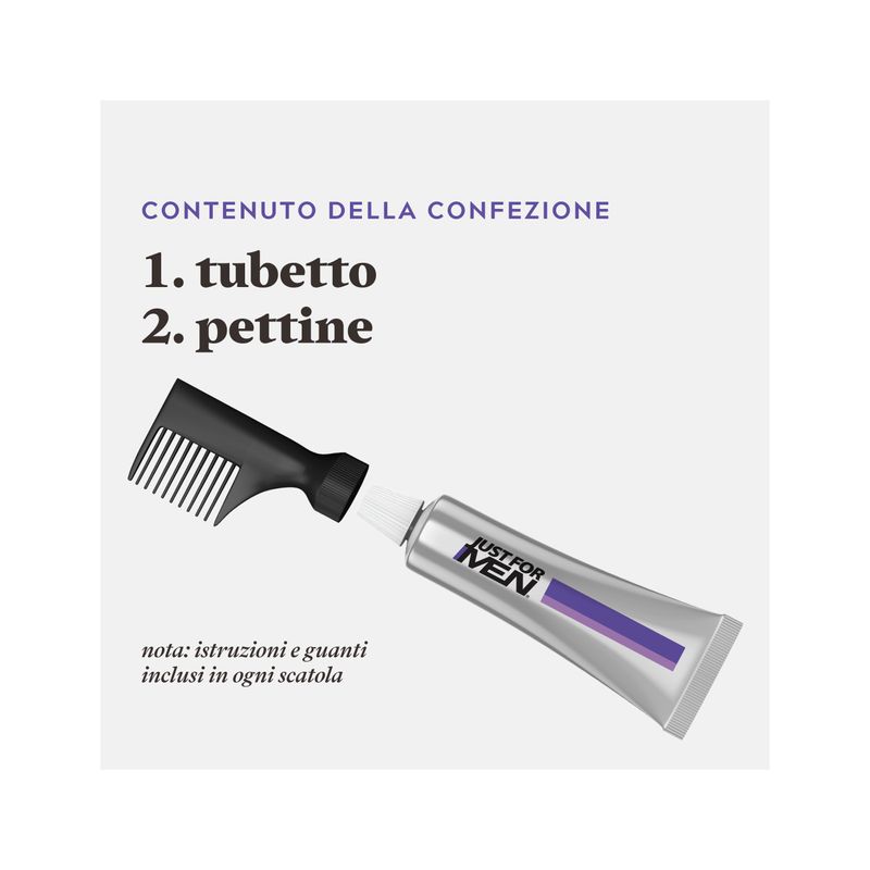 Trattamento colorante graduale per uomo Touch of gray NERO-3