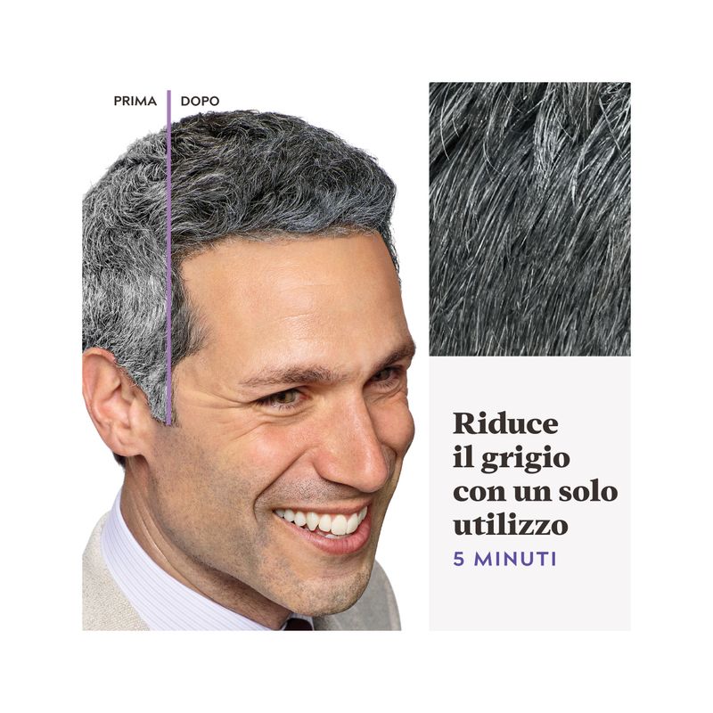 Trattamento colorante graduale per uomo Touch of gray NERO-4