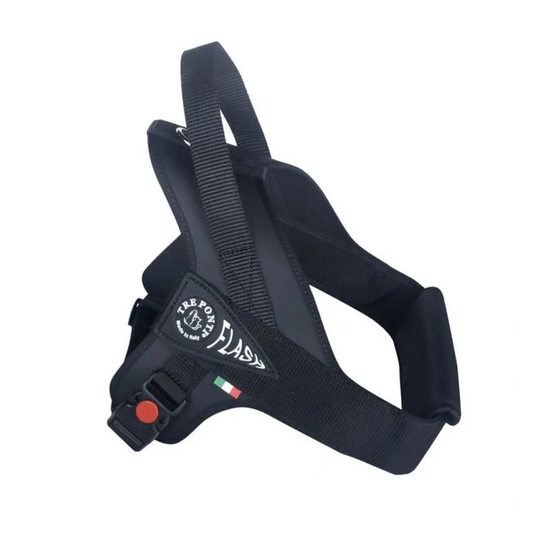 Tre Ponti Flash T1024 pettorina nero rifrangente per cani 1 pezzo taglia L-1