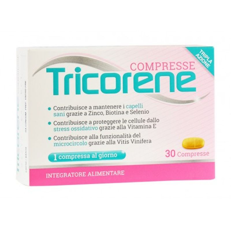 Tricorene per i capelli della donna 30 compresse-1