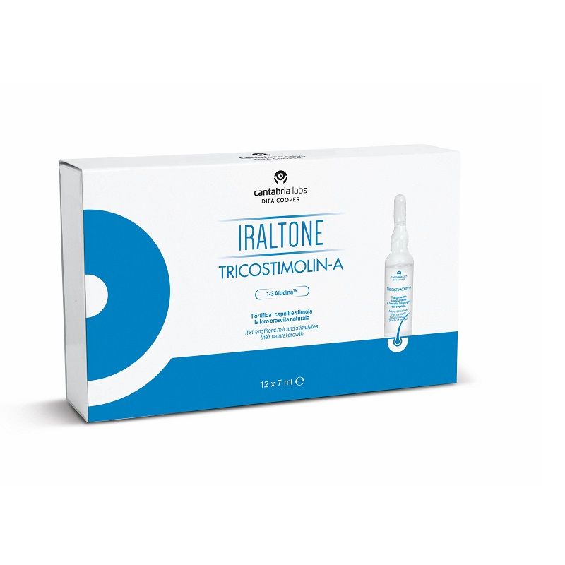 Tricostimolina trattamento coadiuvante la ricrescita fisiologica dei capelli 12 fiale-1
