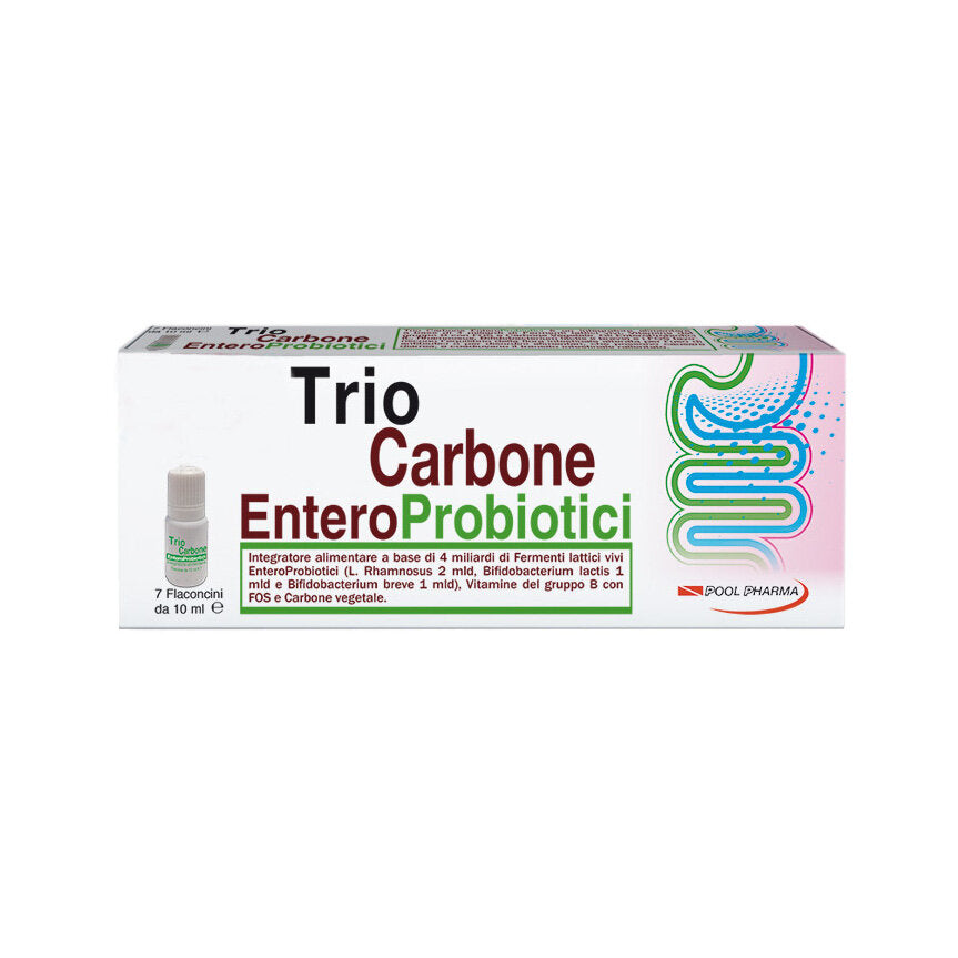 Trio Carbone EnteroProbiotici 7 flaconcini da 10ml-2