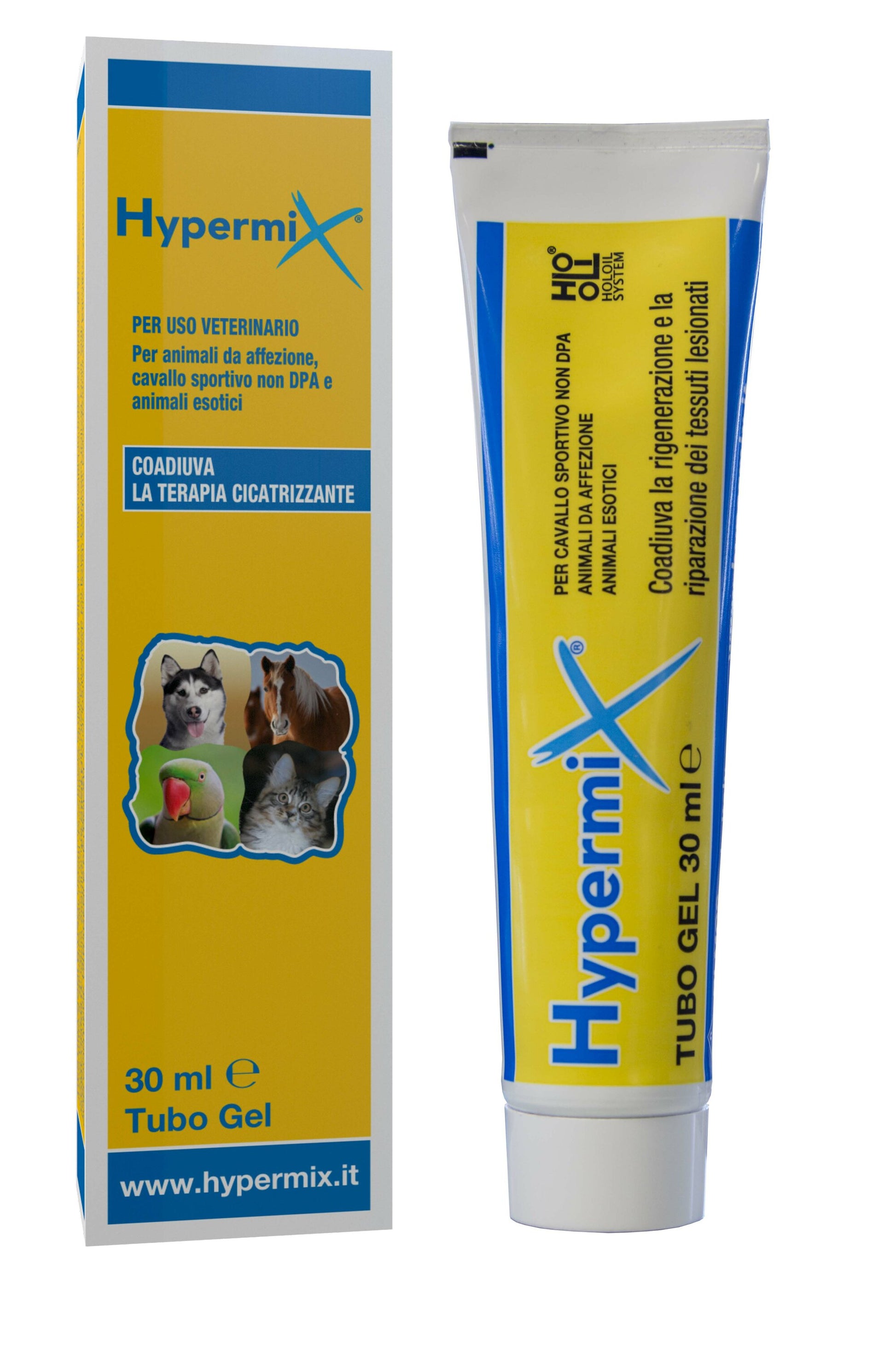 Hypermix rigenera e ripara le lesioni tessutali di ogni animale tubo gel 30ml-2
