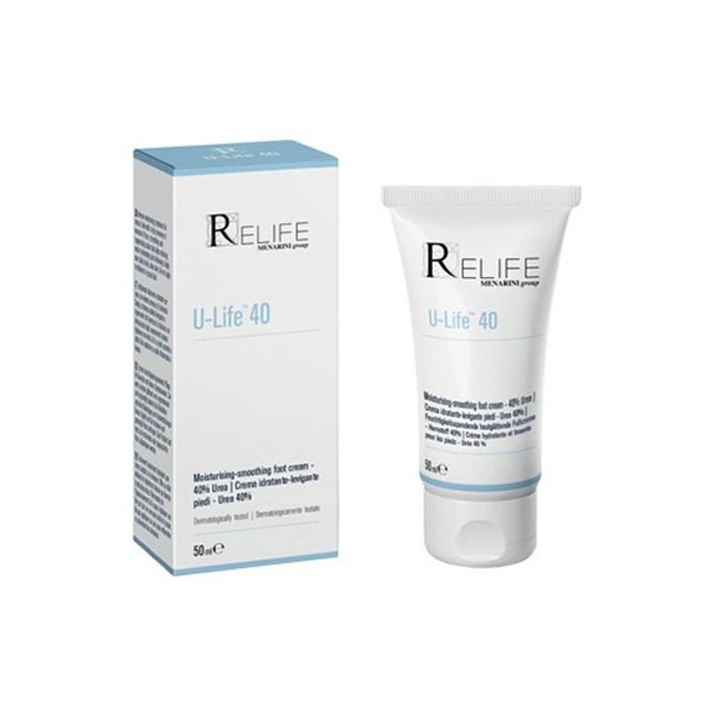 Relife U-Life 40 Crema Idratante Levigante Per I Piedi 50ml-1