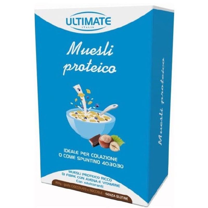 Ultimate Muesli Proteico Cioccolato/Nocciole 250g-1