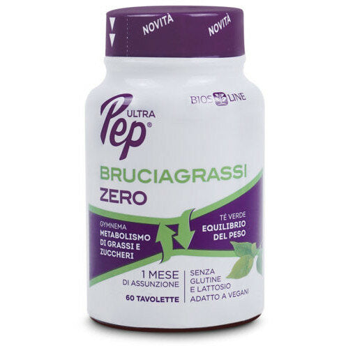 Biosline Ultra Pep Bruciagrassi Zero per il controllo del peso 60 tavolette-2