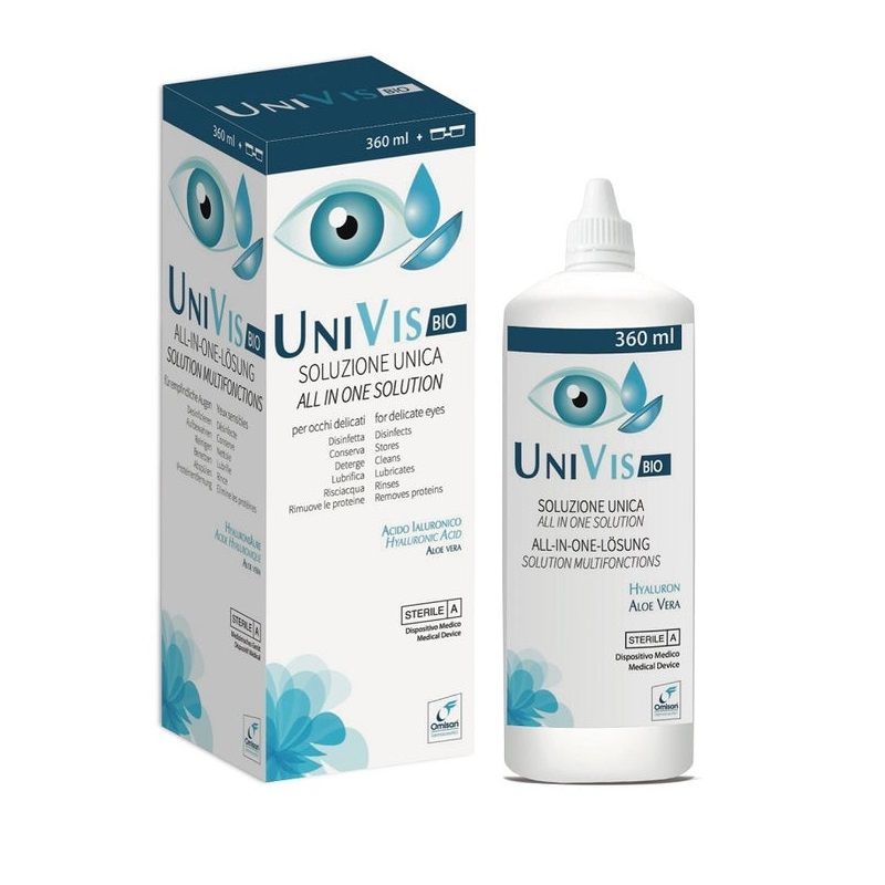 UniVis Bio Soluzione Unica per lenti a contatto 360ml-1