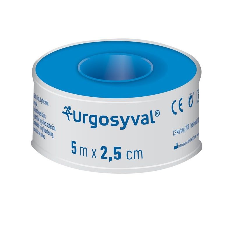 Urgo Urgosyval cerotto in rocchetto 5mx2,5cm 1 pezzo-1