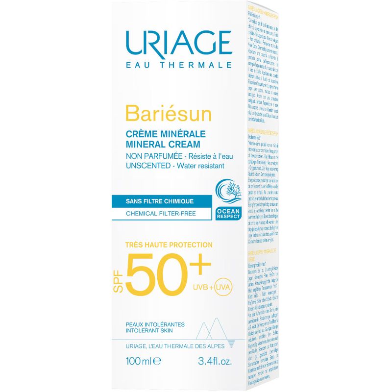 Uriage Bariésun Crema Minerale SPF50+ protezione molto alta 100ml-2