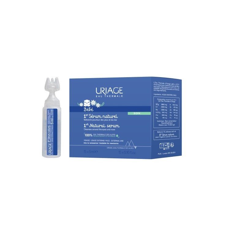 Uriage Bébé Siero Fisiologico 15 flaconcini-1